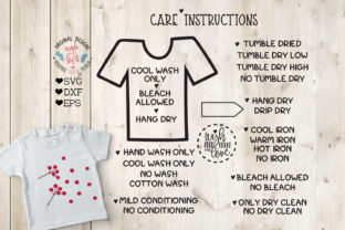 Care Instructions for T-Shirts and Clothes: Graphics & Illustrations
