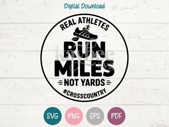 Cross Country SVG Graphics for Real T-Shirt Designs