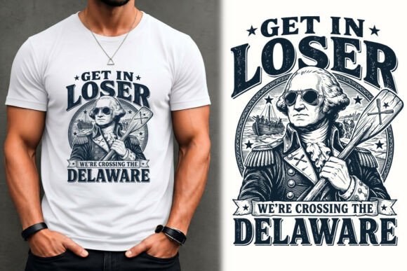 Get in Loser We're Crossing Delaware T-Shirt Graphics