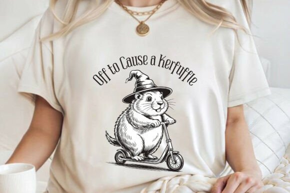 Kerfuffle Funny Groundhog Graphics & T-Shirt Designs