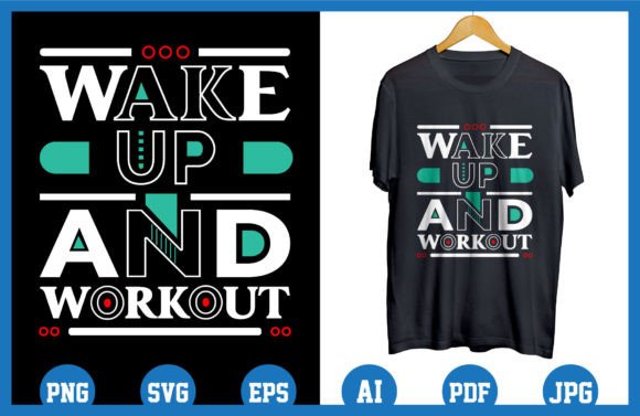 Modern Geometric Quote Graphics in T-Shirt Designs