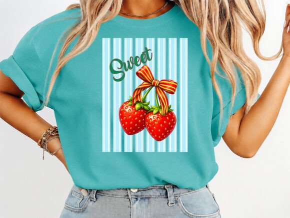 Strawberry Summertime Beach T-Shirt Graphics Review