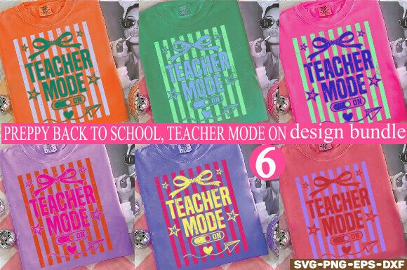 Teacher Mode Off PNG Graphics for T-Shirt Designs