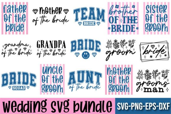 Wedding SVG T-Shirt Bundle: Elegant Graphics for T-Shirt Designs